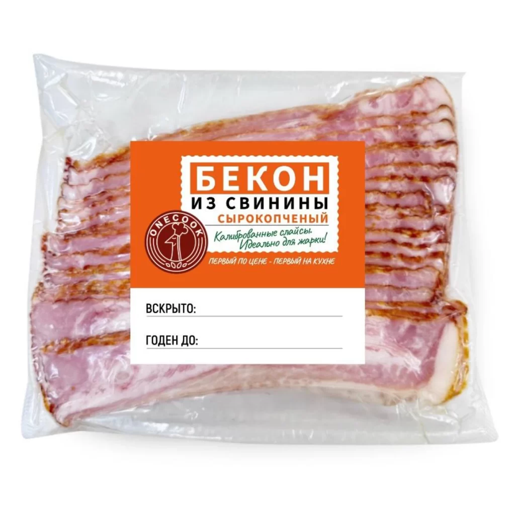 Бекон с/к OneCook 0,5 кг (30 шт/кор)