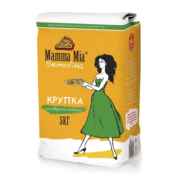 Мука Mamma Mia Semola 5 кг (крупка, макаронная)