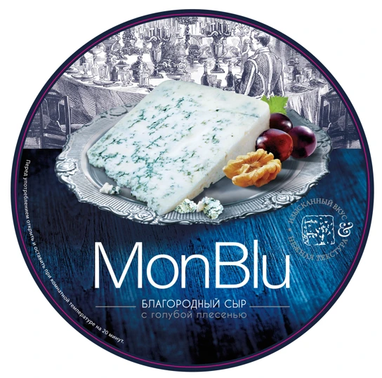 Сыр с голубой плесенью MONT Blu 50%