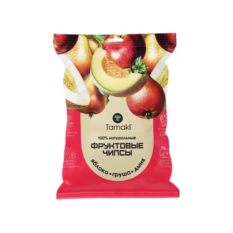 Фрукты сублимированные Tamaki (яблоко, груша, дыня) 20 г × 10 шт