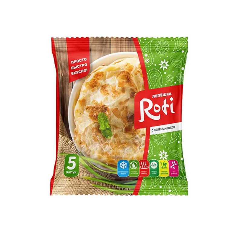 Лепёшка Roti с зелёным луком 450 г
